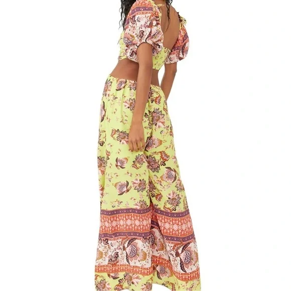 New Bali Citrus Skies One-Piece Jumpsuit Size Medium - Picture 4 of 16